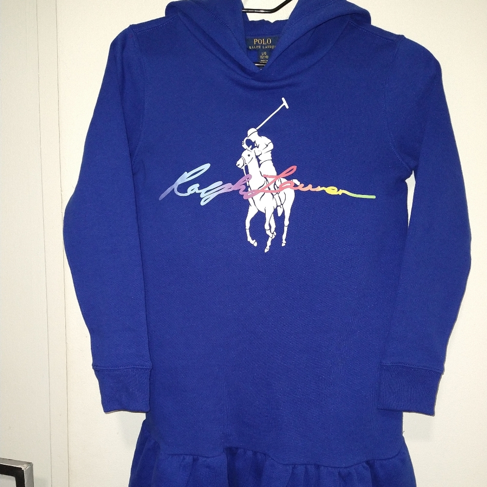 Ralph Lauren Polo Hooded Sweater Dress